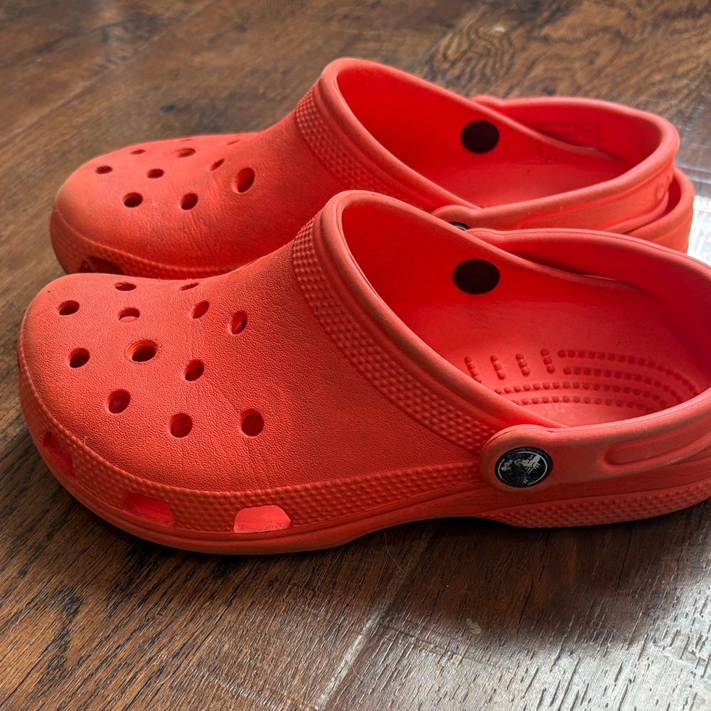 Neon Orange Crocs - Picture 2 of 6